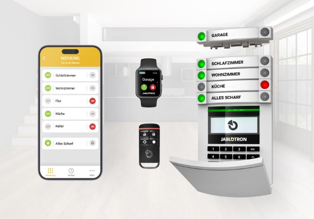 Alarmanlagen für Zuhause mit intelligenten Funktionen